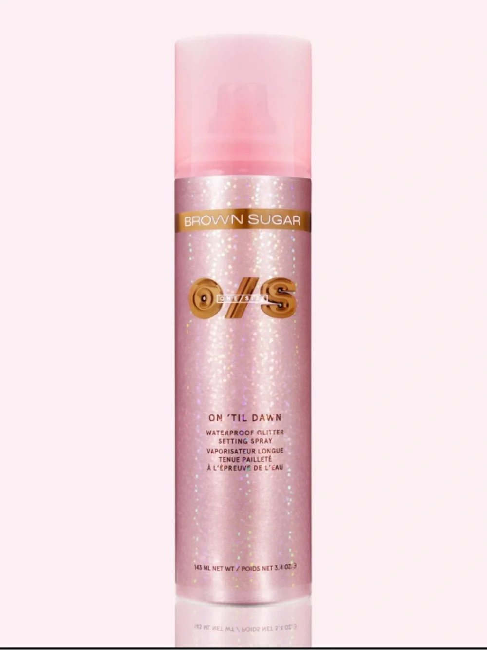 ONE/ SIZE On 'Til Dawn Waterproof Glitter Setting Spray -BROWN SUGAR LMTD. EDT.